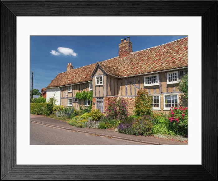 Framed Print : UK, England, Cambridgeshire, Coton, Traditional cottage Framed Print : UK, England, Cambridgeshire, Coton, Traditional cottage