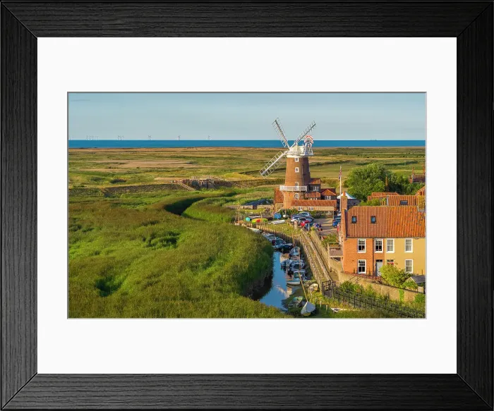 Framed Print : UK, England, Norfolk, North Norfolk, Cley, Cley Windmill (drone) Framed Print : UK, England, Norfolk, North Norfolk, Cley, Cley Windmill (drone)