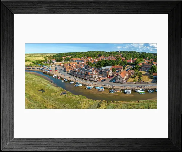 Framed Print : UK, England, Norfolk, Blakeney, The Quay and River Glaven Framed Print : UK, England, Norfolk, Blakeney, The Quay and River Glaven