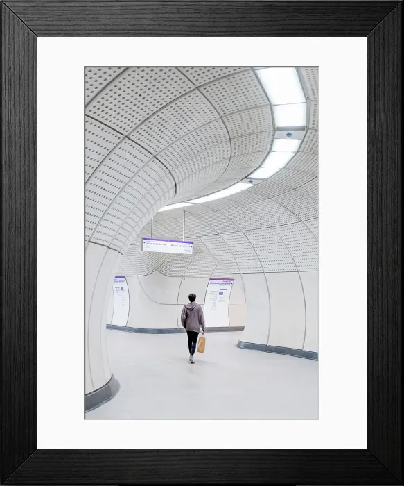 Framed Print : UK, England, London, Elizabeth Line, Tottenham Court Road Station Framed Print : UK, England, London, Elizabeth Line, Tottenham Court Road Station