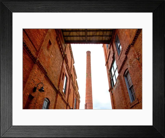 Framed Print : USA, Durham, North Carolina, American Tobacco District, Former Tobacco Factories, Renewal Project, National Historic District