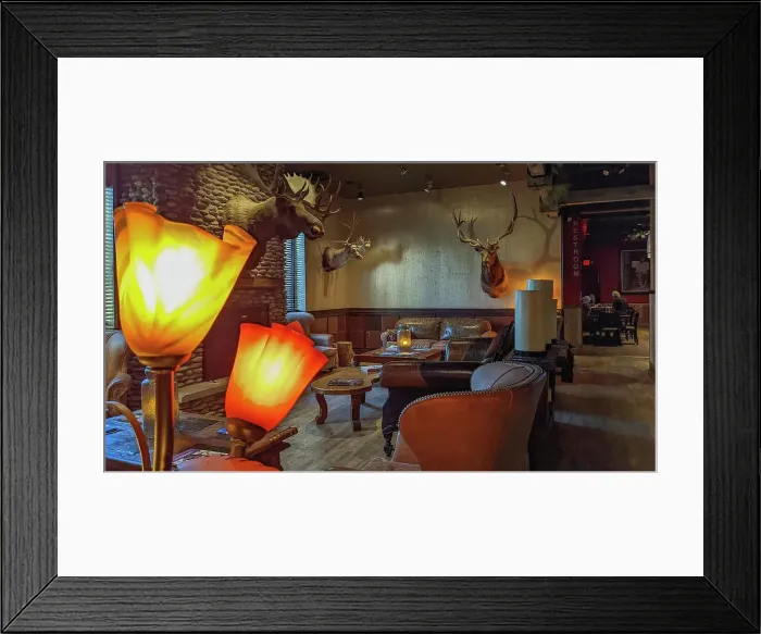Framed Print : USA, Great Plains, North Dakota, Williston, Williston Brewing Company, lounge Framed Print : USA, Great Plains, North Dakota, Williston, Williston Brewing Company, lounge
