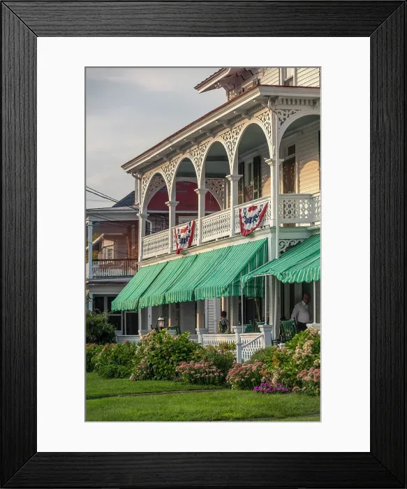 Framed Print : Cape May is Americas first seaside resort. It has the largest collection of Victorian Architecure in the United States Framed Print : Cape May is Americas first seaside resort. It has the largest collection of Victorian Architecure in the United States