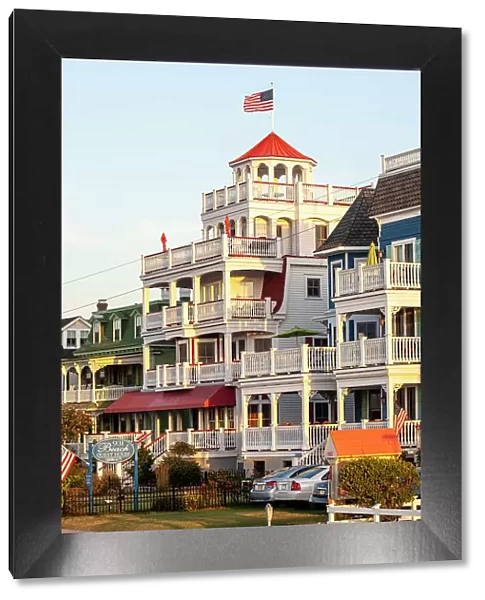 Beach Guest House in Cape May, New Jersey. Americas first seaside resort. It has the largest collection of Victorian Architecure in the United States