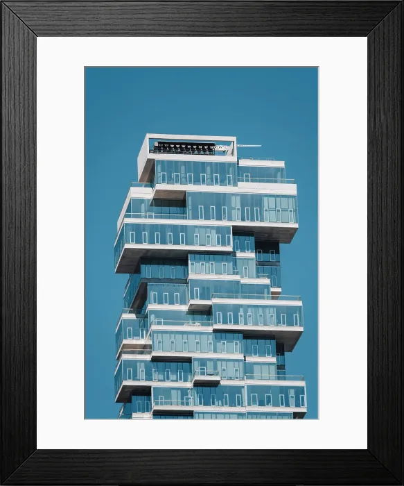 Framed Print : 56 Leonard Street residential skyscraper, (Jenga Tower) New York City, USA Framed Print : 56 Leonard Street residential skyscraper, (Jenga Tower) New York City, USA