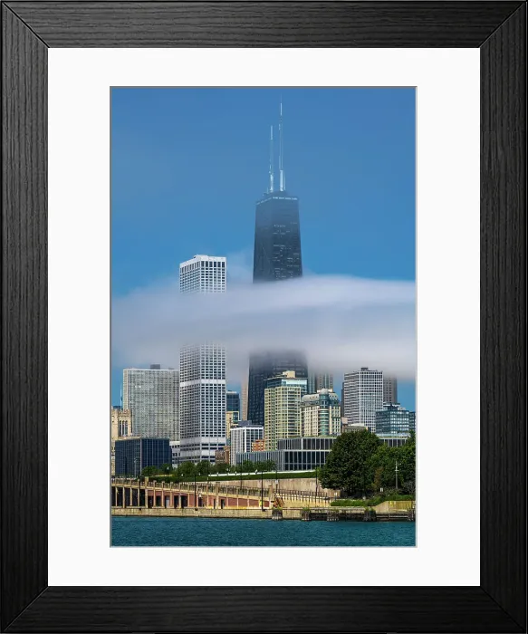 Framed Print : 875 North Michigan Avenue skyscraper (John Hancock Center), Chicago, Illinois, USA