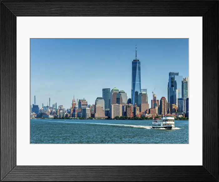 Framed Print : Lower Manhattan skyline, New York, USA