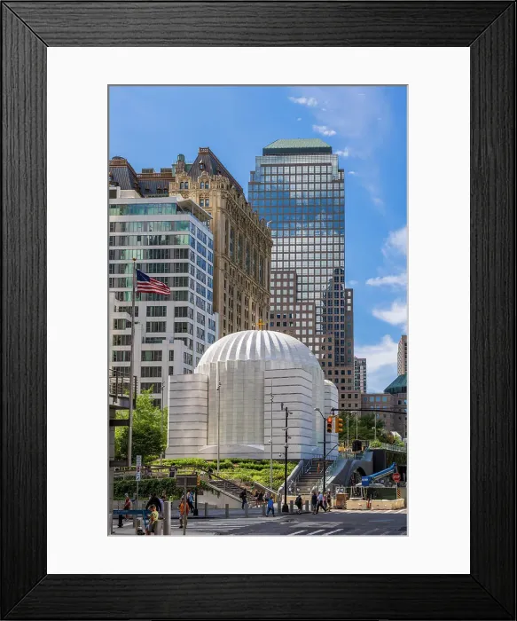 Framed Print : The new St. Nicholas Greek Orthodox Church designed by architect Santiago Calatrava, Manhattan, New York, USA Framed Print : The new St. Nicholas Greek Orthodox Church designed by architect Santiago Calatrava, Manhattan, New York, USA