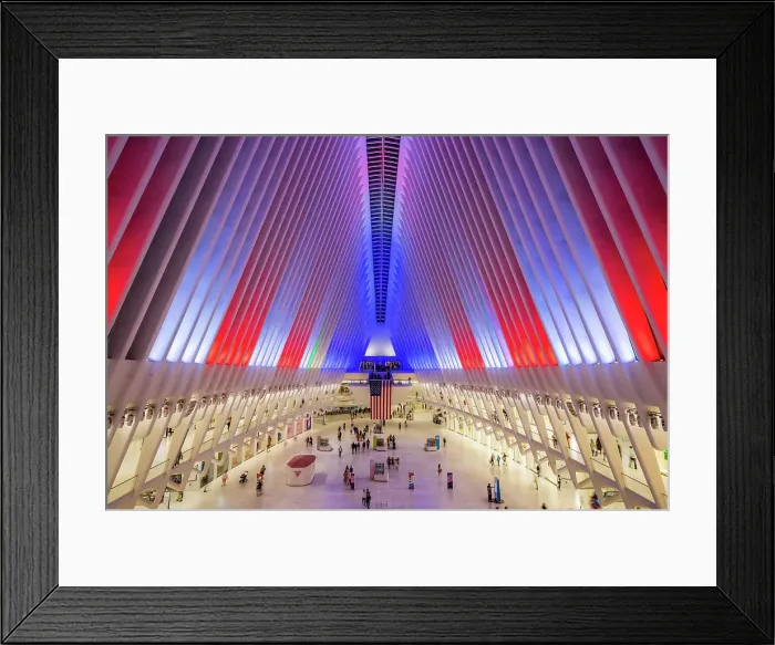 Framed Print : World Trade Center station (PATH), known also as Oculus, designed by architect Santiago Calatrava, Manhattan, New York, USA Framed Print : World Trade Center station (PATH), known also as Oculus, designed by architect Santiago Calatrava, Manhattan, New York, USA