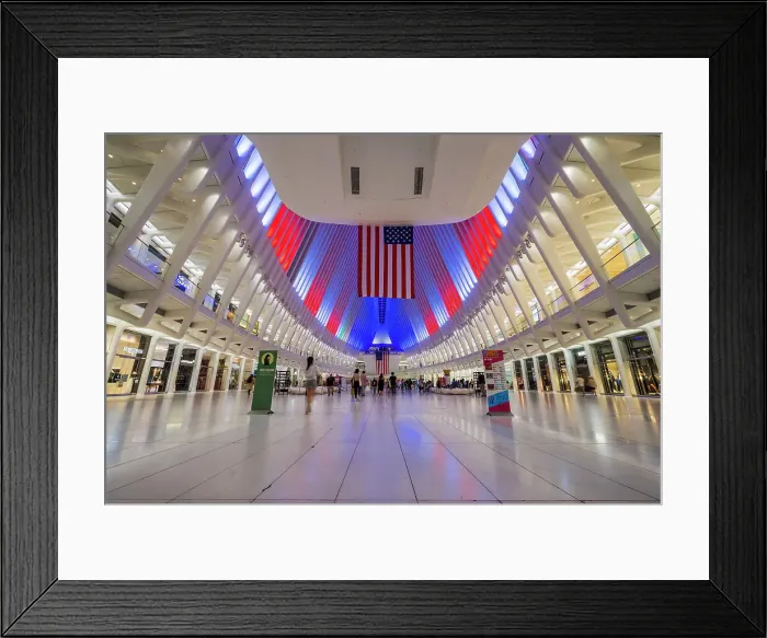 Framed Print : Interiors of the World Trade Center station (PATH), known also as Oculus, designed by architect Santiago Calatrava, Manhattan, New York, USA Framed Print : Interiors of the World Trade Center station (PATH), known also as Oculus, designed by architect Santiago Calatrava, Manhattan, New York, USA