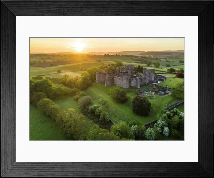 Framed Print : Sunrise over Raglan Castle in the county of Monmouthshire, Wales, UK. Spring (May) 2022 Framed Print : Sunrise over Raglan Castle in the county of Monmouthshire, Wales, UK. Spring (May) 2022