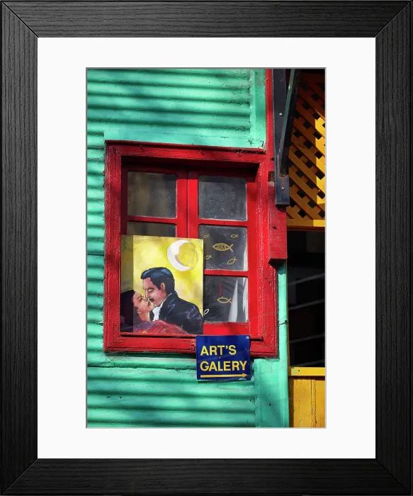 Framed Print : A colorful detail of the Caminito, La Boca, Buenos Aires, Argentina Framed Print : A colorful detail of the Caminito, La Boca, Buenos Aires, Argentina