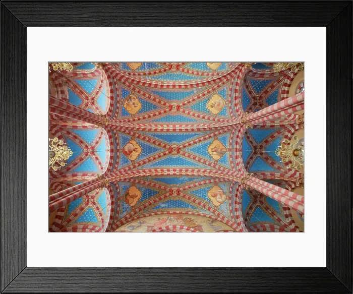 Framed Print : The painted interior ceiling of the Almagro Basilica (Spanish: Basilica de Maria Auxiliadora y San Carlos), Almagro, Buenos Aires, Argentina Framed Print : The painted interior ceiling of the Almagro Basilica (Spanish: Basilica de Maria Auxiliadora y San Carlos), Almagro, Buenos Aires, Argentina