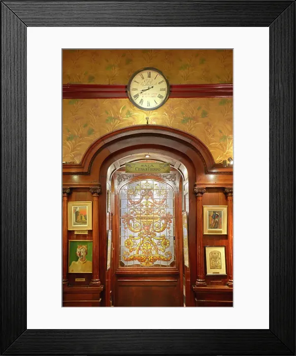 Framed Print : Detail of a vitreaux inside the Notable Bar Cafe Tortoni on Avenida de Mayo, Monserrat, Buenos Aires, Argentina Framed Print : Detail of a vitreaux inside the Notable Bar Cafe Tortoni on Avenida de Mayo, Monserrat, Buenos Aires, Argentina