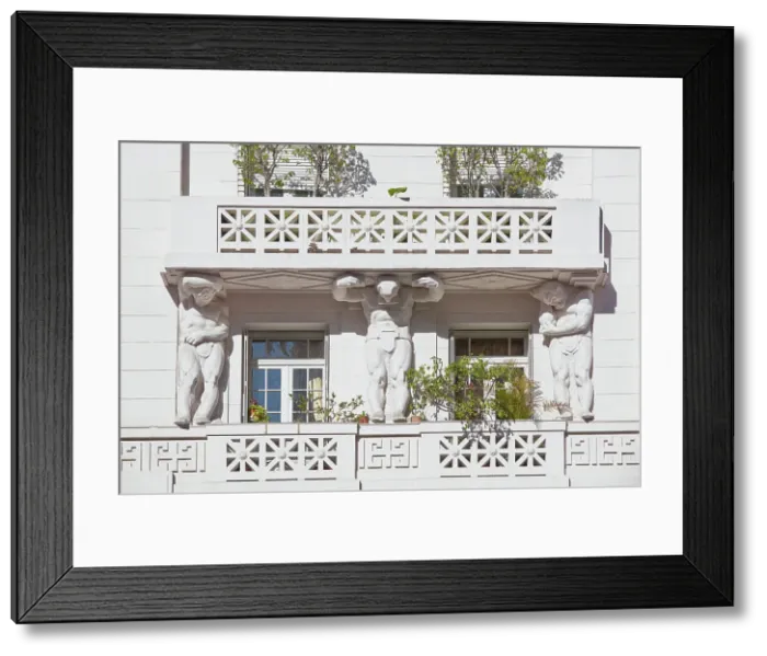 Framed Print : Atlas sculptures on a balcony of the Ateneo Grand Splendid Library's exterior facade, Recoleta, Buenos Aires, Argentina Framed Print : Atlas sculptures on a balcony of the Ateneo Grand Splendid Library's exterior facade, Recoleta, Buenos Aires, Argentina