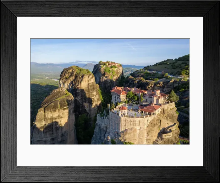 Framed Print : Monastery of Gran Meteora, Kalabaka, Tessaglia, Greece Framed Print : Monastery of Gran Meteora, Kalabaka, Tessaglia, Greece