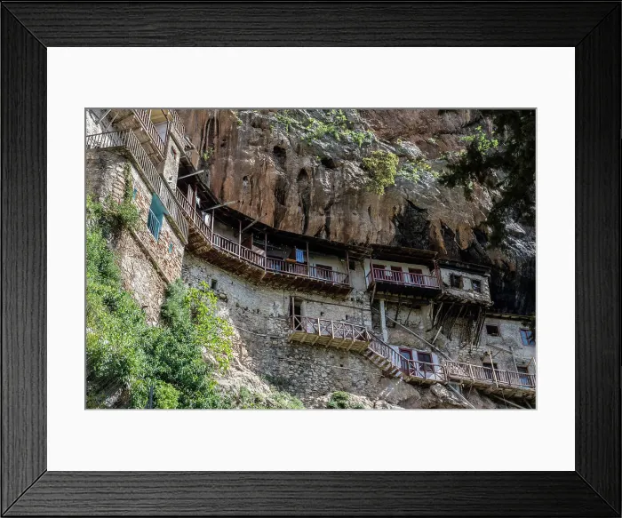 Framed Print : Old monastery of Peloponnese, Greece, Europe Framed Print : Old monastery of Peloponnese, Greece, Europe