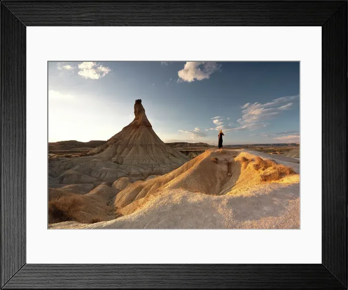Framed Print : Castel de Tierra, Bardenas Reales Natural Park, Navarra, Spain (MR) Framed Print : Castel de Tierra, Bardenas Reales Natural Park, Navarra, Spain (MR)