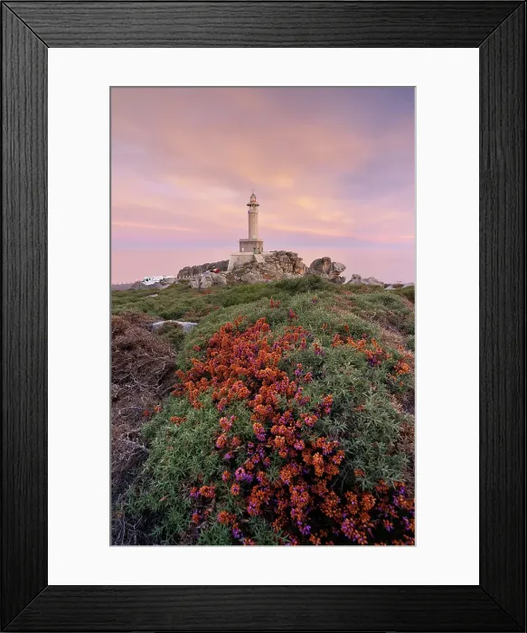 Framed Print : Lighthouse of Punta Nariga, Malpica de Bergantinos, Galicia, Spain Framed Print : Lighthouse of Punta Nariga, Malpica de Bergantinos, Galicia, Spain