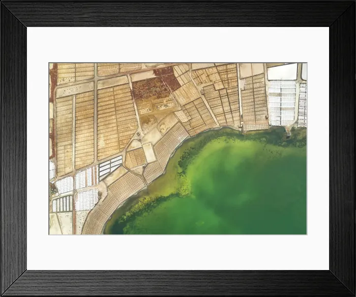 Framed Print : Saline de Janubio, Lanzarote, Canary Island, Spain Framed Print : Saline de Janubio, Lanzarote, Canary Island, Spain
