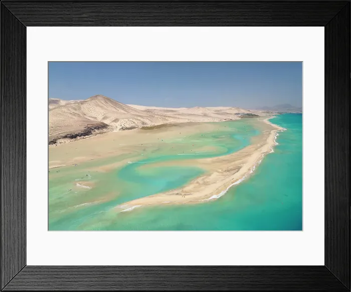 Framed Print : Sotavento beach Fuerteventura, Canary Island, Spain Framed Print : Sotavento beach Fuerteventura, Canary Island, Spain