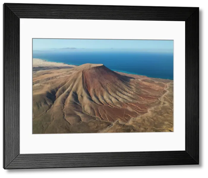 Framed Print : Montana Roja volcano, Natural Park of Corralejo, Fuerteventura, Canary Island, Spain Framed Print : Montana Roja volcano, Natural Park of Corralejo, Fuerteventura, Canary Island, Spain