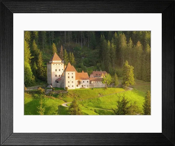 Framed Print : The castel gardena at sunset, Selva di Val Gardena, Bolzano, South Tyrol, Italy Framed Print : The castel gardena at sunset, Selva di Val Gardena, Bolzano, South Tyrol, Italy