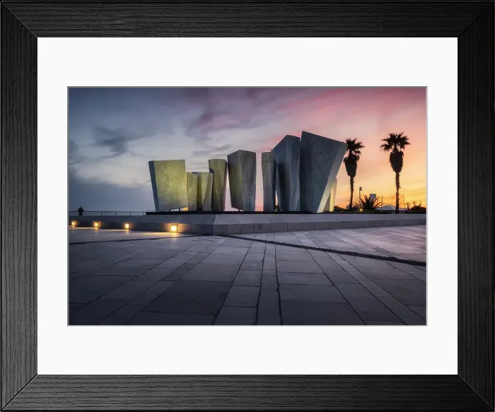 Framed Print : Le Vele in Marina di Massa, municipality of Massa, Massa Carrara province, Tuscany, Italy