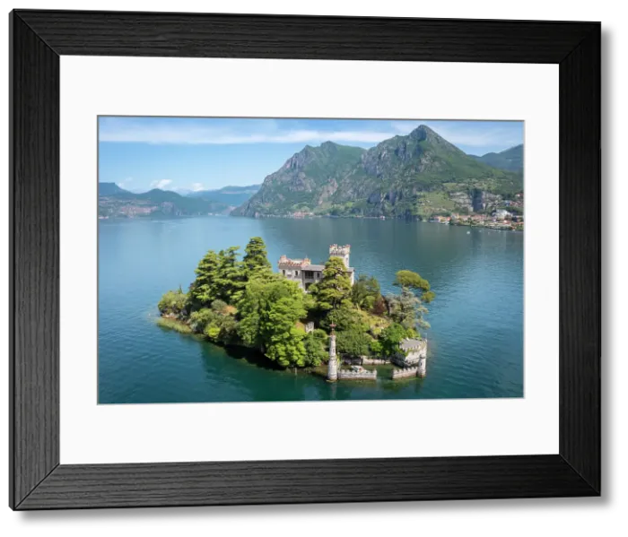 Framed Print : Loreto Island on Iseo lake. Montisola, Brescia province, Lombardy, Italy Framed Print : Loreto Island on Iseo lake. Montisola, Brescia province, Lombardy, Italy