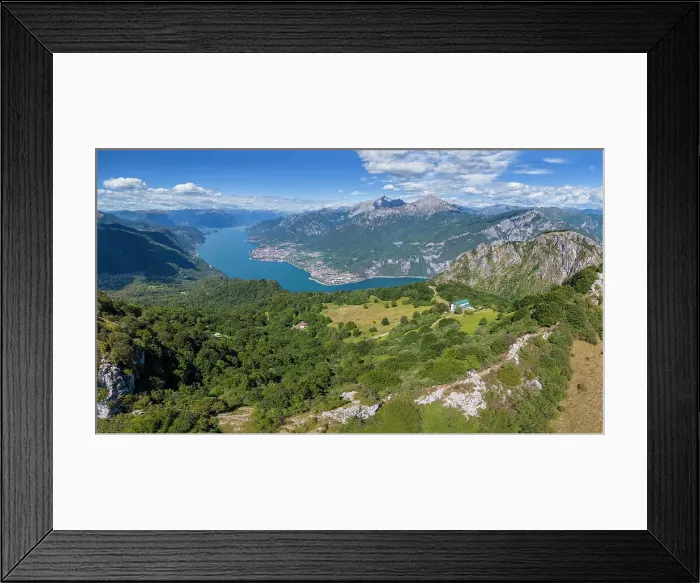 Framed Print : Rifugio Sev dominating on Como Lake (Lecco branch) and located below Corni di Canzo mountains. Valbrona, Como district, Lombardy, Italy Framed Print : Rifugio Sev dominating on Como Lake (Lecco branch) and located below Corni di Canzo mountains. Valbrona, Como district, Lombardy, Italy