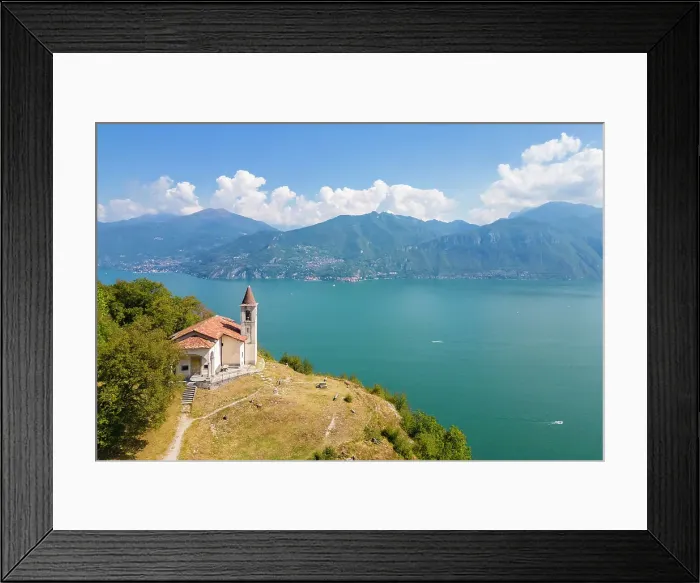 Framed Print : San Martino church in Griante overlooking Lake Como. Griante, Como district, Lombardy, Italy Framed Print : San Martino church in Griante overlooking Lake Como. Griante, Como district, Lombardy, Italy