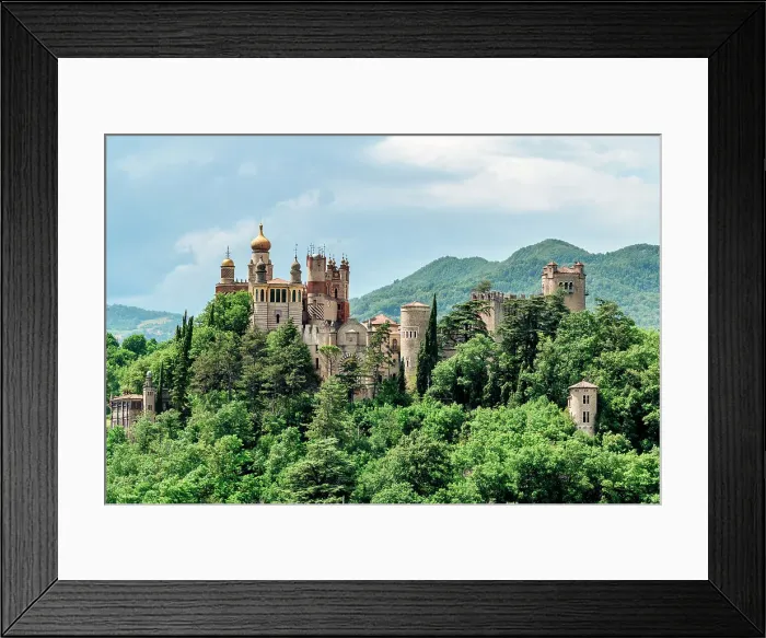 Framed Print : Rocchetta Mattei, Appennino Settentrionale (northern), Emilia Romania, Italy, Europe Framed Print : Rocchetta Mattei, Appennino Settentrionale (northern), Emilia Romania, Italy, Europe