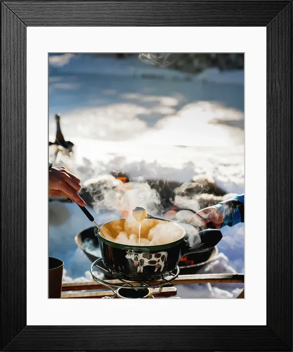 Framed Print : Winter Picnic in Engadin, Canton of Graubunden, Switzerland, Europe Framed Print : Winter Picnic in Engadin, Canton of Graubunden, Switzerland, Europe