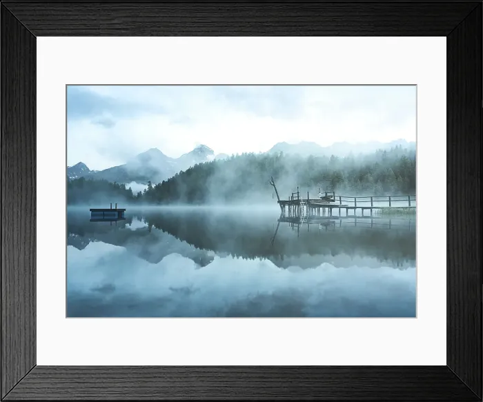 Framed Print : September sunrise in the foggy landscape of Lej da Satz, St. Mortiz Canton of Grisons Engadine Switzerland Framed Print : September sunrise in the foggy landscape of Lej da Satz, St. Mortiz Canton of Grisons Engadine Switzerland