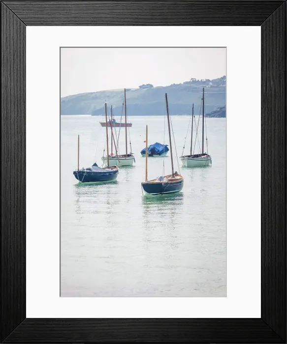 Framed Print : Boats in St Ives Harbour, Cornwall, England Framed Print : Boats in St Ives Harbour, Cornwall, England