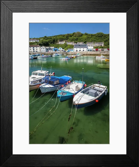 Framed Print : Porthleven Harbour, Cornwall, England Framed Print : Porthleven Harbour, Cornwall, England