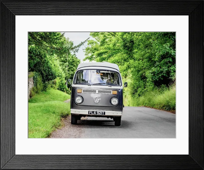 Framed Print : Volkswagen T2 Campervan, Wilmington, Wealden District, East Sussex, England, United Kingdom Framed Print : Volkswagen T2 Campervan, Wilmington, Wealden District, East Sussex, England, United Kingdom