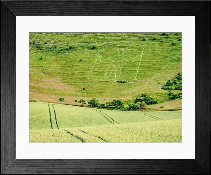 Framed Print : Long Man of Wilmington, Wilmington, Wealden District, East Sussex, England, United Kingdom Framed Print : Long Man of Wilmington, Wilmington, Wealden District, East Sussex, England, United Kingdom