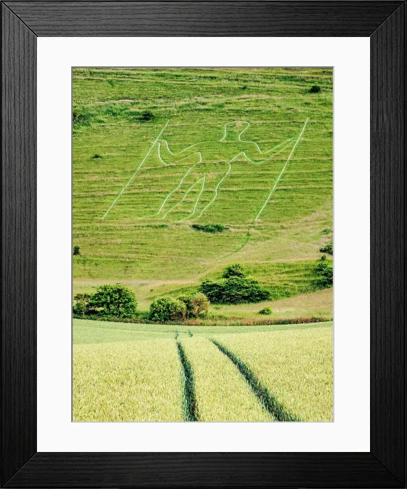 Framed Print : Long Man of Wilmington, Wilmington, Wealden District, East Sussex, England, United Kingdom Framed Print : Long Man of Wilmington, Wilmington, Wealden District, East Sussex, England, United Kingdom