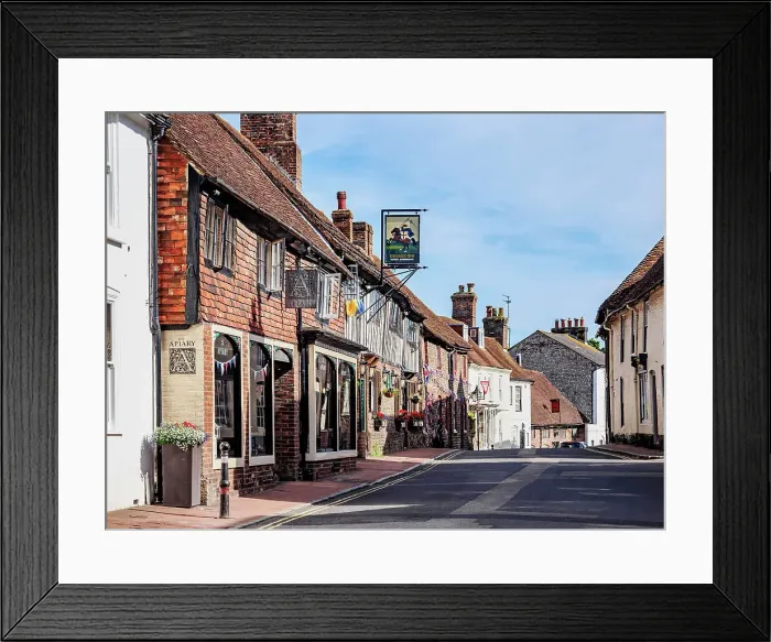 Framed Print : The George Inn, Alfriston, Wealden District, East Sussex, England, United Kingdom Framed Print : The George Inn, Alfriston, Wealden District, East Sussex, England, United Kingdom