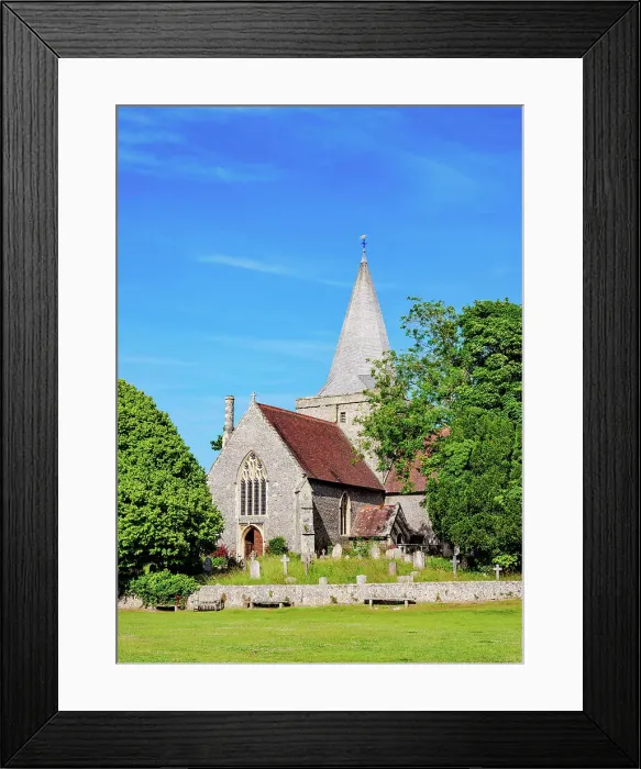 Framed Print : Church of St. Andrew, Alfriston, Wealden District, East Sussex, England, United Kingdom Framed Print : Church of St. Andrew, Alfriston, Wealden District, East Sussex, England, United Kingdom
