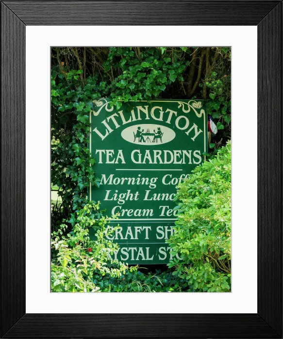 Framed Print : Tea Gardens, Litlington, Wealden District, East Sussex, England, United Kingdom Framed Print : Tea Gardens, Litlington, Wealden District, East Sussex, England, United Kingdom