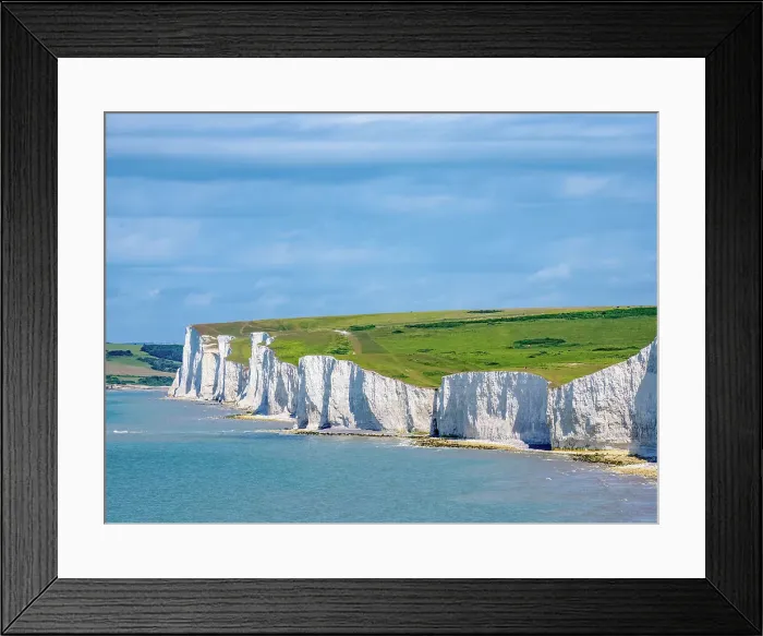 Framed Print : Seven Sisters Cliffs, Birling Gap, East Sussex, England, United Kingdom Framed Print : Seven Sisters Cliffs, Birling Gap, East Sussex, England, United Kingdom