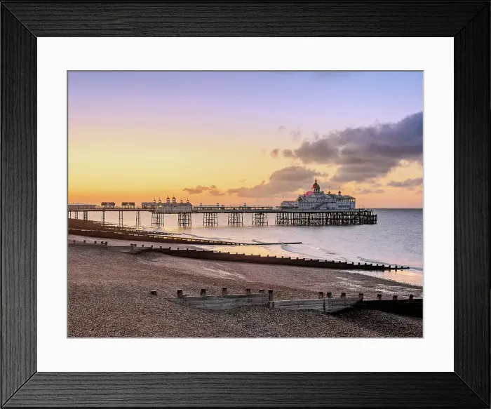 Framed Print : Eastbourne Pier at dawn, Eastbourne, East Sussex, England, United Kingdom Framed Print : Eastbourne Pier at dawn, Eastbourne, East Sussex, England, United Kingdom