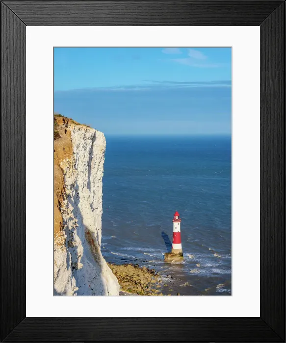 Framed Print : Beachy Head Cliffs and Lighthouse, Eastbourne, East Sussex, England, United Kingdom Framed Print : Beachy Head Cliffs and Lighthouse, Eastbourne, East Sussex, England, United Kingdom