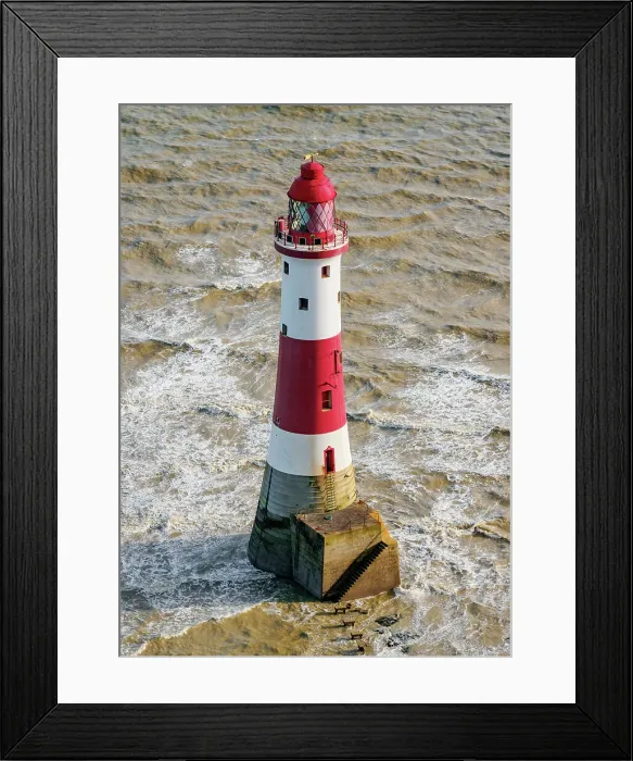 Framed Print : Beachy Head Lighthouse, elevated view, Eastbourne, East Sussex, England, United Kingdom Framed Print : Beachy Head Lighthouse, elevated view, Eastbourne, East Sussex, England, United Kingdom