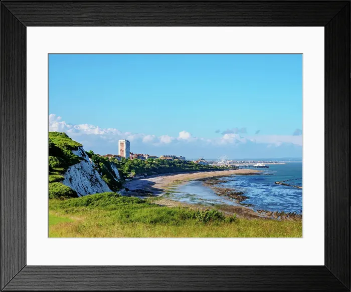 Framed Print : View towards Eastbourne, East Sussex, England, United Kingdom Framed Print : View towards Eastbourne, East Sussex, England, United Kingdom