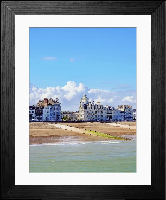 Framed Print : Waterfront in Eastbourne, East Sussex, England, United Kingdom