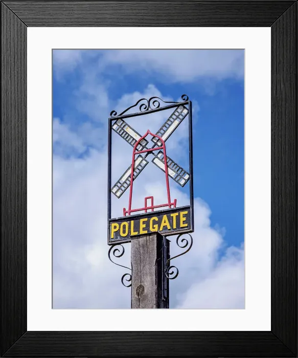 Framed Print : Polegate Sign, Polegate, Wealden District, East Sussex, England, United Kingdom Framed Print : Polegate Sign, Polegate, Wealden District, East Sussex, England, United Kingdom
