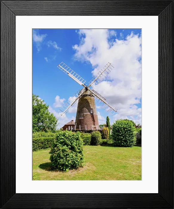 Framed Print : Windmill in Polegate, Wealden District, East Sussex, England, United Kingdom Framed Print : Windmill in Polegate, Wealden District, East Sussex, England, United Kingdom